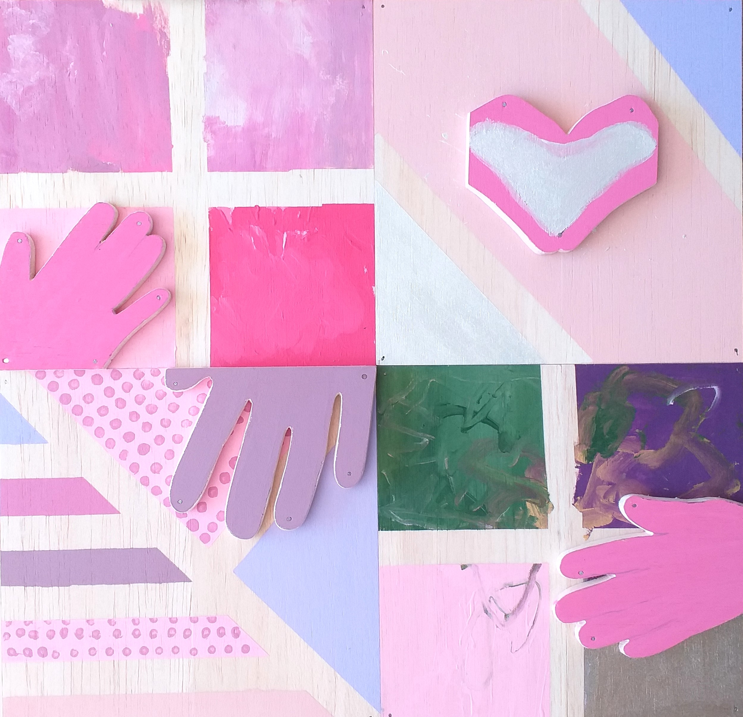 Souvenirs d'Alice Gard atelier bois destiné aux enfants de 3 à 11 ans création d'une mosaïque en bois tendre apprentissage du ponçage et de la mise en peinture