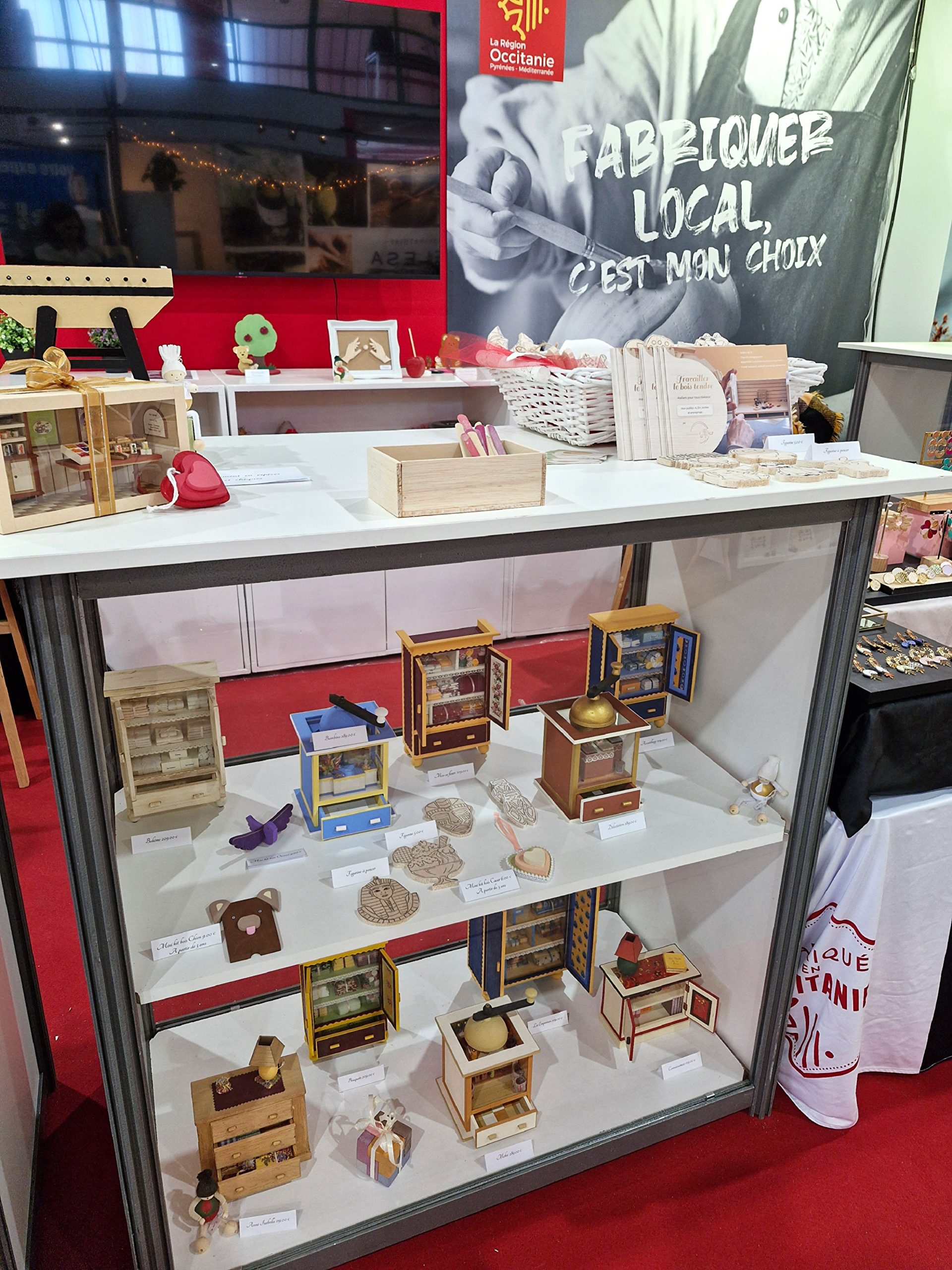 Souvenirs d'Alice Gard stand signature Fabriqué en Occitanie ALESPO mars 2025